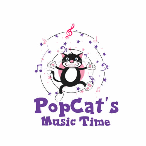 Popcats Music Time Logo